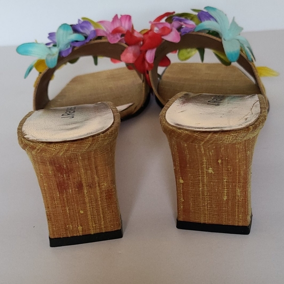 J. Renee Silk, Floral Adorned Slides - Picture 5 of 5